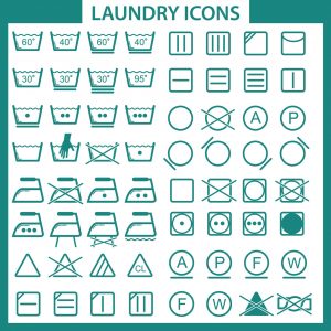 washing care icons